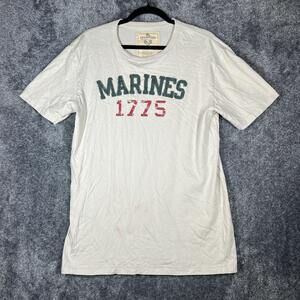 Rapid Dominance Shirt Mens XL White Marines 1775 Graphic Embroidered Cotton